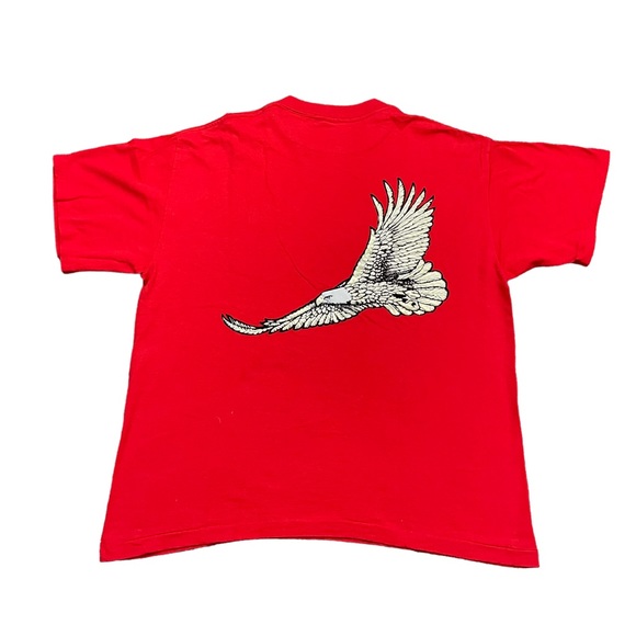 90s Winston Embroidered Gold Eagle T-shirt Size XL - Picture 1 of 14